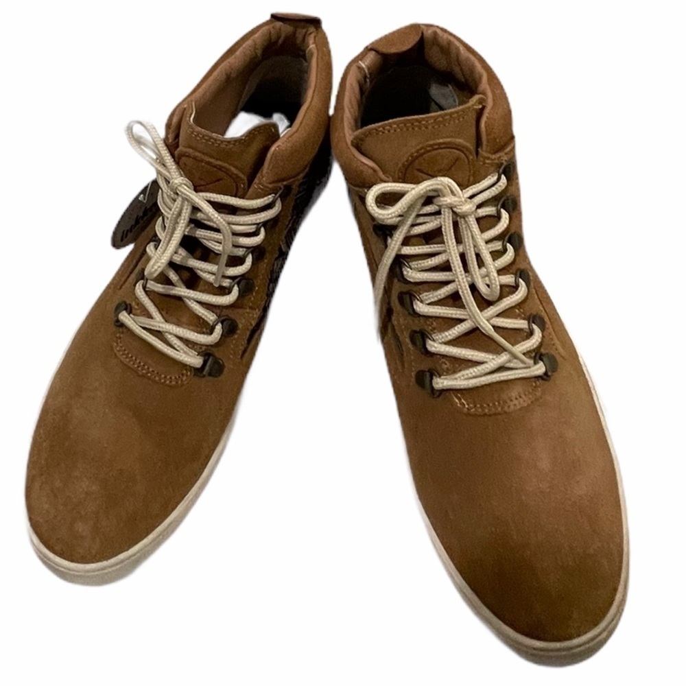 NWT- Inkkas Tan Suede camping boots. Size 12 - Picture 3 of 12